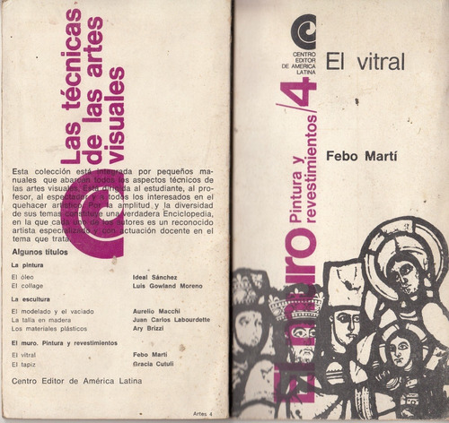 1968 Artes Visuales El Vitral Historia Y Tecnicas Febo Marti