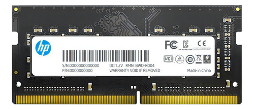 Memoria Ram Hp S1 Sodimm 16gb Ddr4 3200mhz Para Laptop