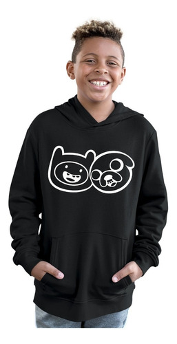 Sudadera Casual Infantil Hora De Aventura De Finn Y Jake