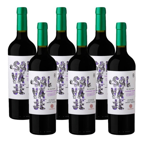 Vino El Salvaje Cabernet Franc Organico X 6 Un - Casa De Uco