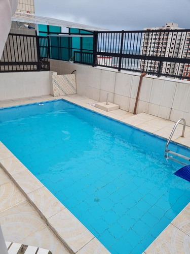 Cobertura Com Piscina, Churrasqueira E Vista Do Mar