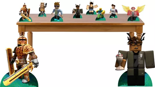 kit 8 displays de mdf de 20cm roblox