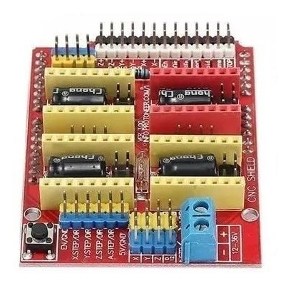 Arduino Uno R3 +shield Cnc+ 3 Drivers A4988 Para Arduino