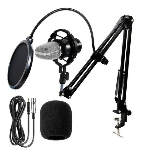 Micrófono TodoMicro BM800 Condensador color negro