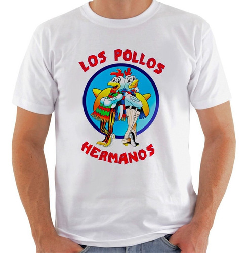 Camiseta Camisa Los Pollos Hermanos Breaking Bad Gus Nerd