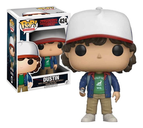 Funko Pop Dustin Stranger Things 424 Dustin Gorra Dostin