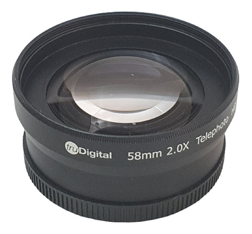 Lente Teleconvertidor Trudigital Telefoto Dslr 2.0x / 58mm