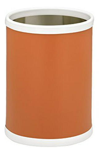 Papelera Redonda Kraftware Fun Colors, 11 , Naranja Picante