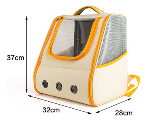 Mochila For Mascotas Con Forma De Gato, Bolsa De Transporte