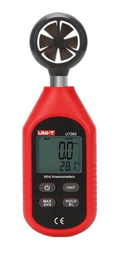 Anemómetro Termómetro Uni-t Ut363 Medidor Velocidad Viento