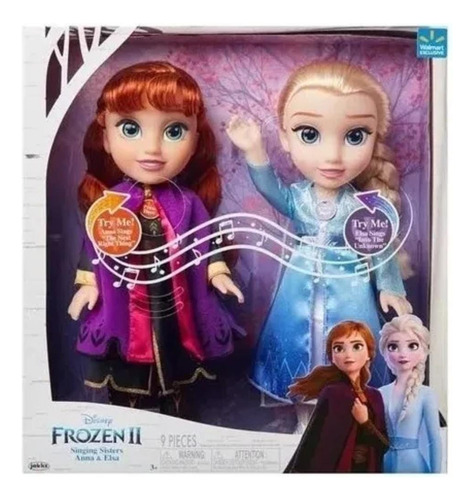 Pack Muñeca Frozen Cantantes