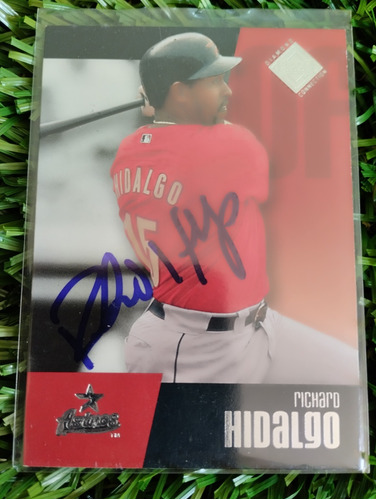 2002 Upper Deck Richard Hidalgo #42 Autografiada 