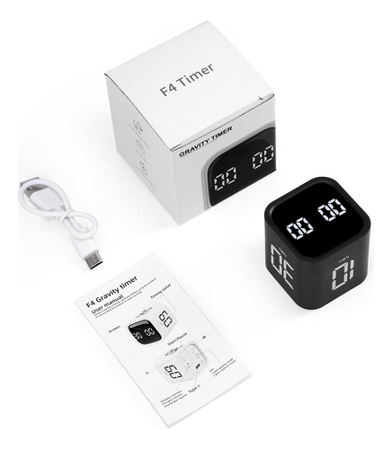 Temporizador Digital Plegable Con Sensor De Gravedad Para Es