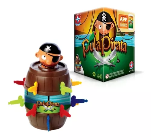 Jogo Pula Pirata Estrela - Dóris Kids: Brinquedos, Enxoval de Bebê, Roupas  Infantis e Acessórios