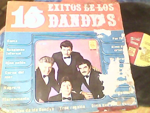 Disco Lp De Acetato 15 Exitos De Los Dandys