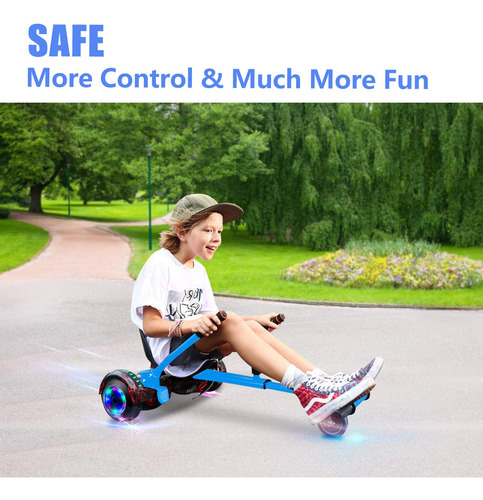 Hoverboard Con Asiento De Kart Para Aeropatineta De Dos Rued