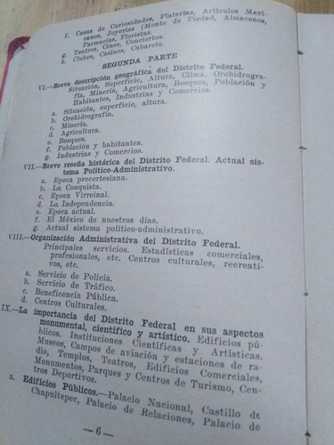Guía Y Planos Del D. F. Carreteras Y Caminos, Edición 1935