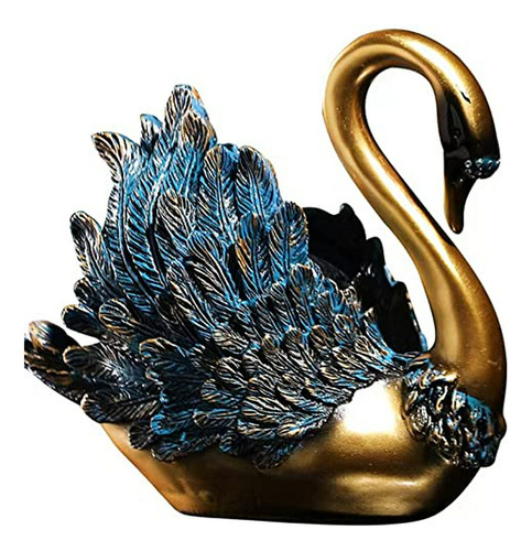 Cisne Azul Estante Para Vinos Figuras Decoración Escultura E