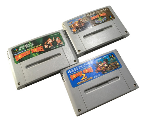 Snes Super Famicom Donkey Kong Country 1 2 3 Original Japón (Reacondicionado)