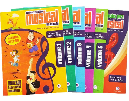 Livro Educacao Musical Na Escola - 06 Vols