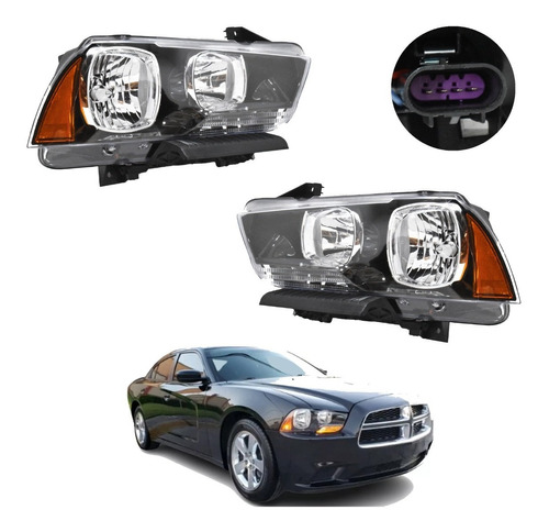 Faros Dodge  Charger 2011 2012 2014 Nuevos*