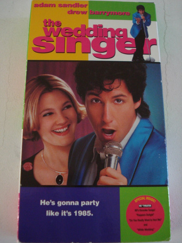 The Wedding Singer Vhs Adam Sandler El Cantante De Bodas