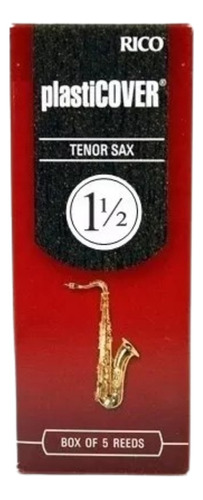 Palheta Saxofone Tenor Ricoplasticover Numero 1,5 Caixa C/ 5