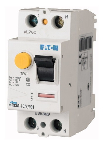 Interruptor Diferencial Bipolar 40 A 30 Ma Eaton 142756