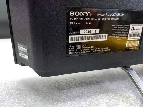 Imagem 2 de 4 de Televisão Sony Smart Conservada Com A Tela Quebrada.