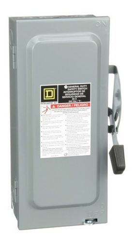 Interruptor De Seguridad Servicio General Square D 60a D322n