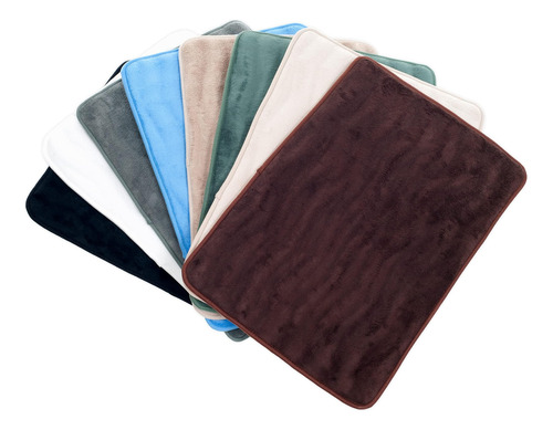 Lavish Home Bedford Home 2 Pieces Memory Foam Bath Mat Set -