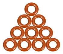 Comprar 10 Piezas Juntas Tóricas De Silicona Rojas De 0.433pulgadade