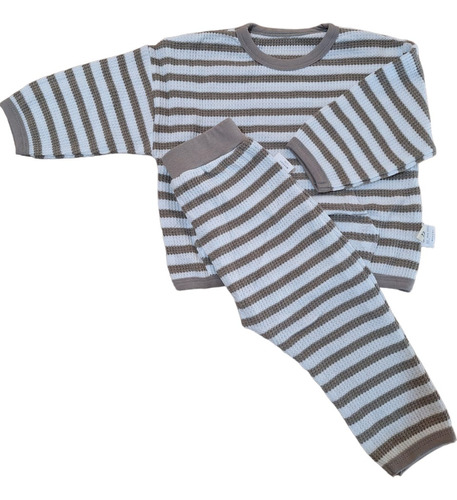 Conjunto De Pantalón Y Sweater Para Bebé De Hilo De Algodón