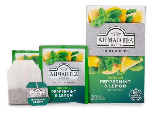 Te Ahmad - Peppermint And Lemon 20 Sachets