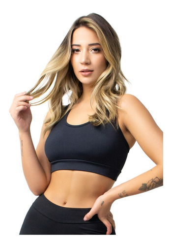 Top Faixa Nadador Suplex Academia Moda Fitness Feminino