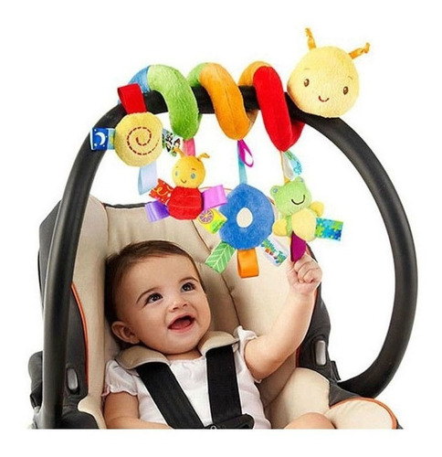 Movil Espiral Para Bebe Colores Vivos Estimulacion Juguete
