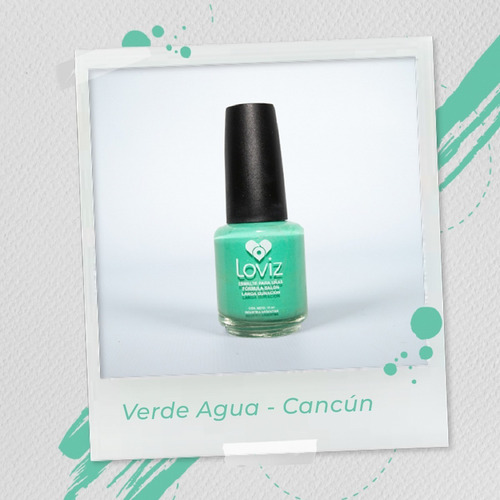 Verde Agua - Cancún | Esmalte De Larga Duración De 15ml