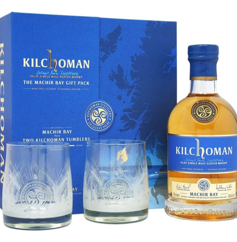 Whisky Kilchoman Machir Bay Con 2 Vasos De Regalo 