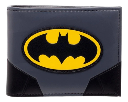 Billetera Logo Dc Batman En Cuero Sintético - Con Licencia