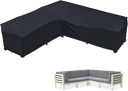 Wincover Funda De Sofá Modular De 420d Para Patio Al Aire .