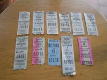 Comprar Boletos Capicüa Antiguos Colectivo Línea 132 - (11 Boletos)