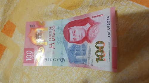 Billete 100 Pesos Sor Juana Inés De La Cruz