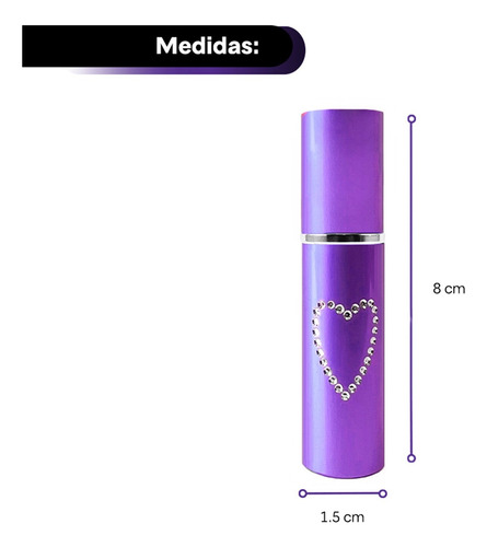 Gas Pimienta Labial Discreto Defensa Personal 2 Piezas