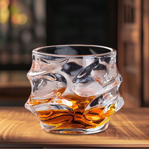 Wavy Household Glass Family Vaso Práctico De Gran Capacidad
