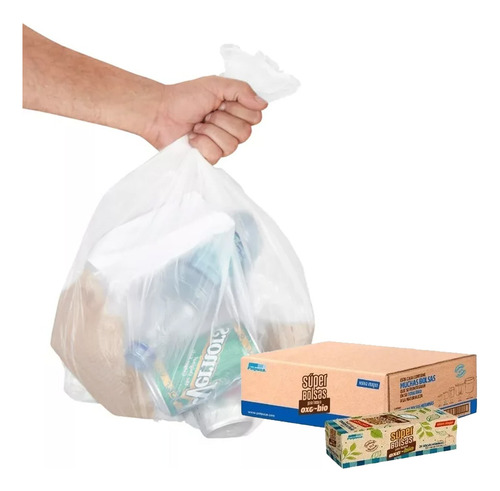 Polpusa Bolsas De Basura Oxo Biodegradables 50 X 60 Cm