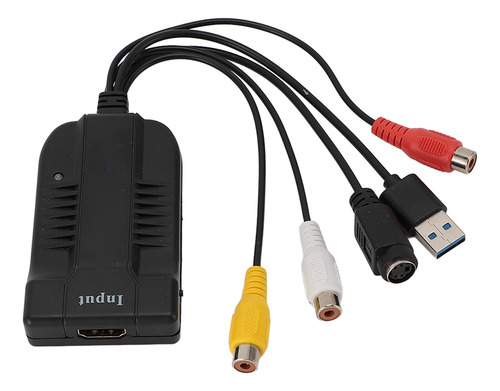 Placa De Captura De Vídeo Av Para Usb Plug And Play Hd Multi