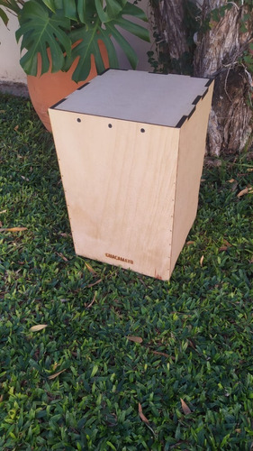 Imagen 5 de 5 de Cajon Peruano Flamenco Para Armar - Guacamayo - Con Bordona