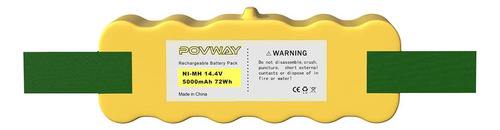 Povway Reemplazo De Batería Ni-mh De 5.0ah 14.4v Compatible 