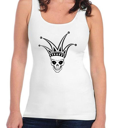 Musculosa Skull Calavera Sombrero Arte Vector