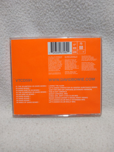 Cd Club Bowie Rare And Unrealeased 12 Mixes Importado Europa (Usado)
